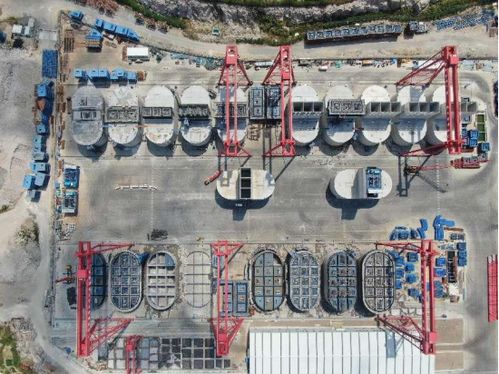大洋山海工基地材料碼頭順利完成交工驗收