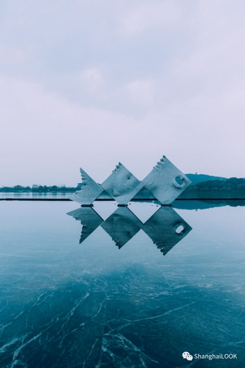 look 魔都的巨石陣 月湖雕塑公園