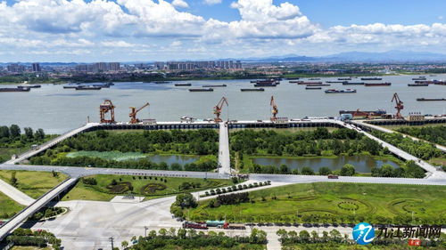 九江港瑞昌港區公用碼頭運營繁忙 圖